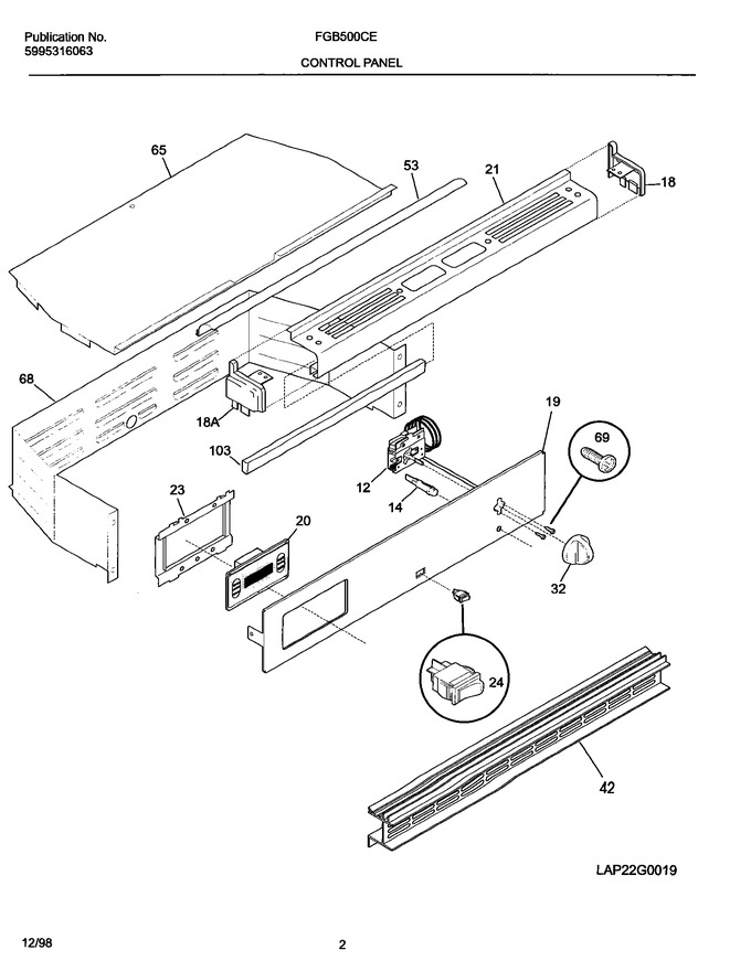 Diagram for FGB500CEBI