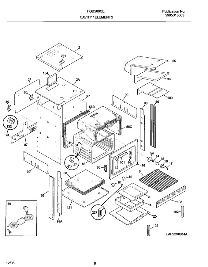 Diagram for FGB500CEBI