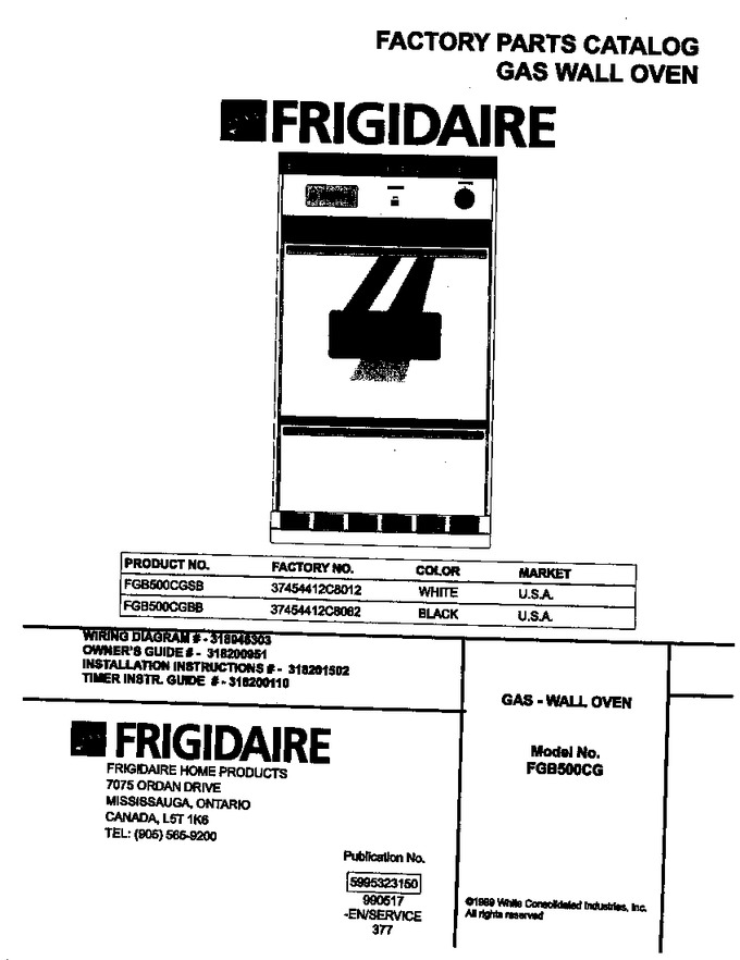 Diagram for FGB500CGSB