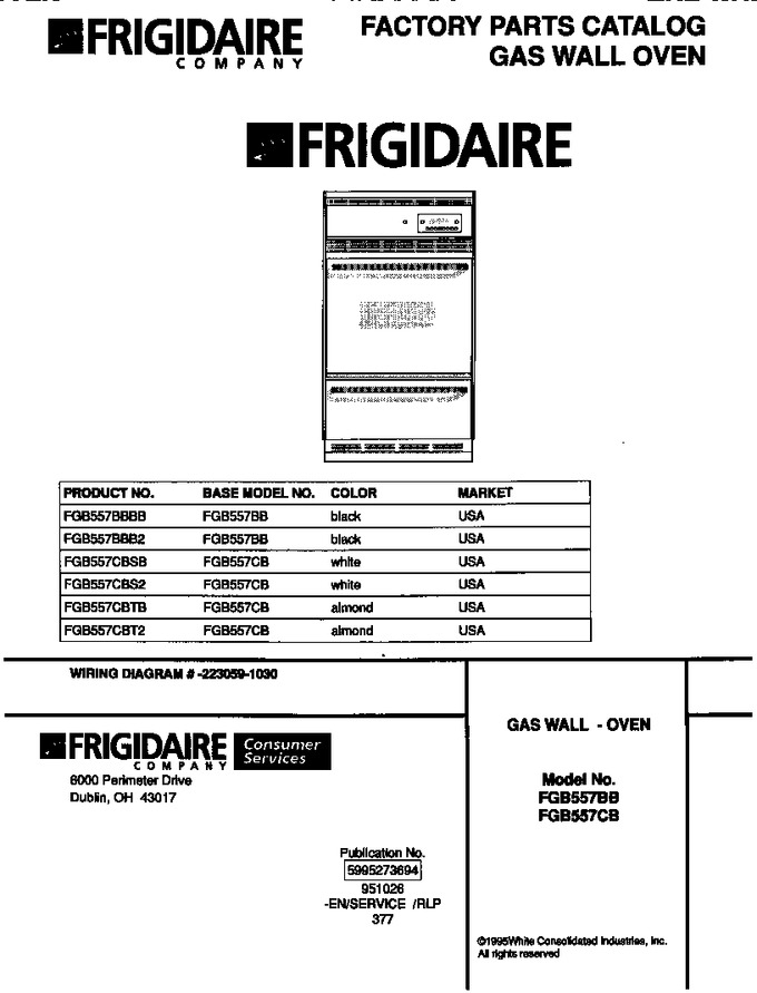 Diagram for FGB557CBTB