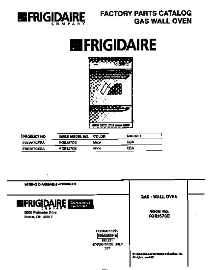 Diagram for FGB557CESA
