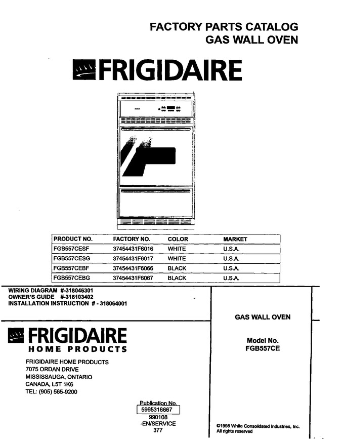 Diagram for FGB557CESG