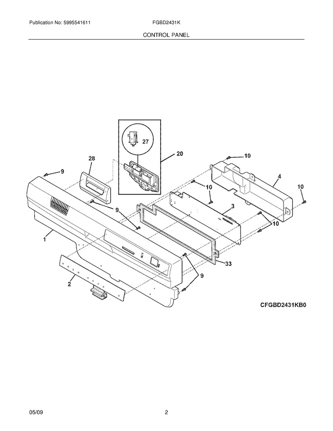 Diagram for FGBD2431KF0