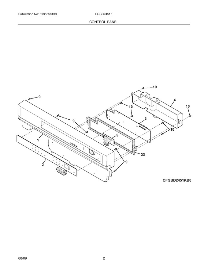 Diagram for FGBD2451KW0