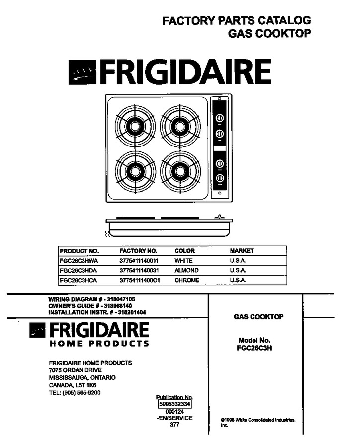 Diagram for FGC26C3HDA