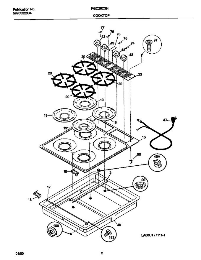 Diagram for FGC26C3HWA