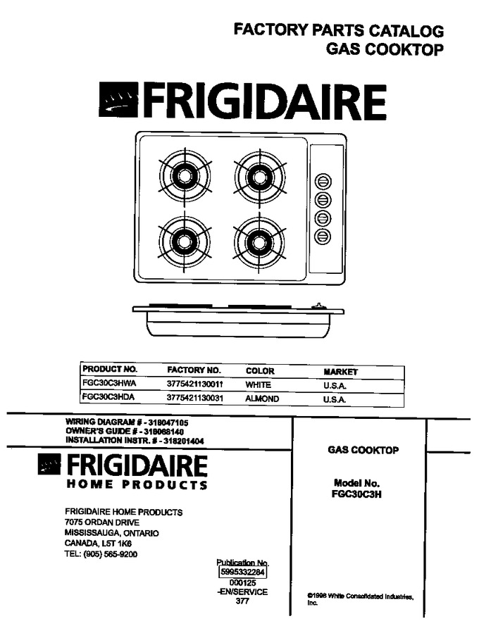 Diagram for FGC30C3HWA