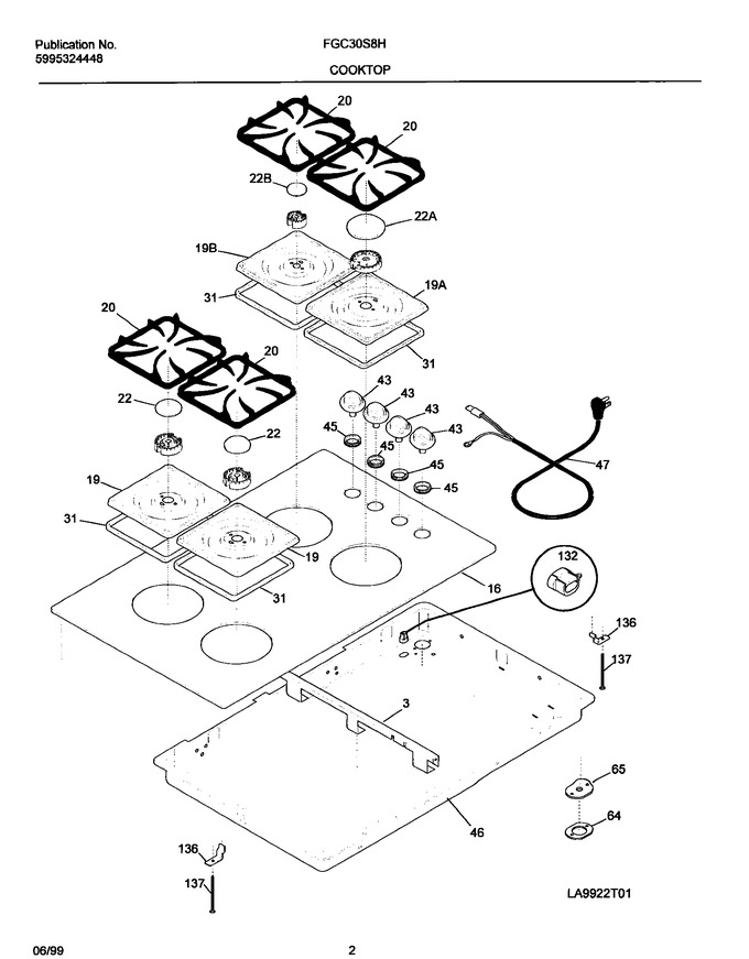 Diagram for FGC30S8HTA