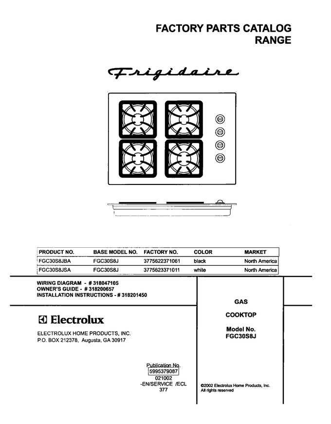 Diagram for FGC30S8JBA