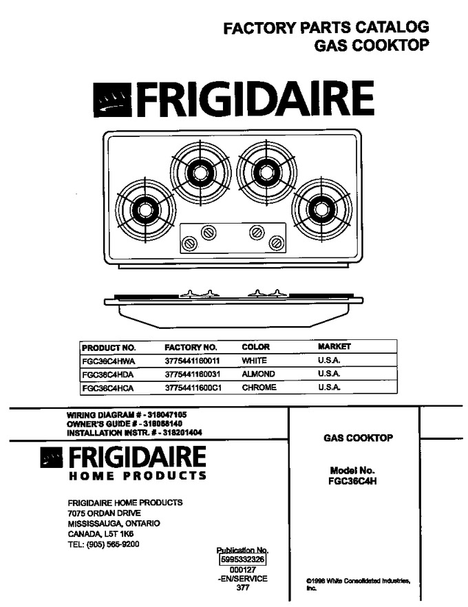 Diagram for FGC36C4HCA