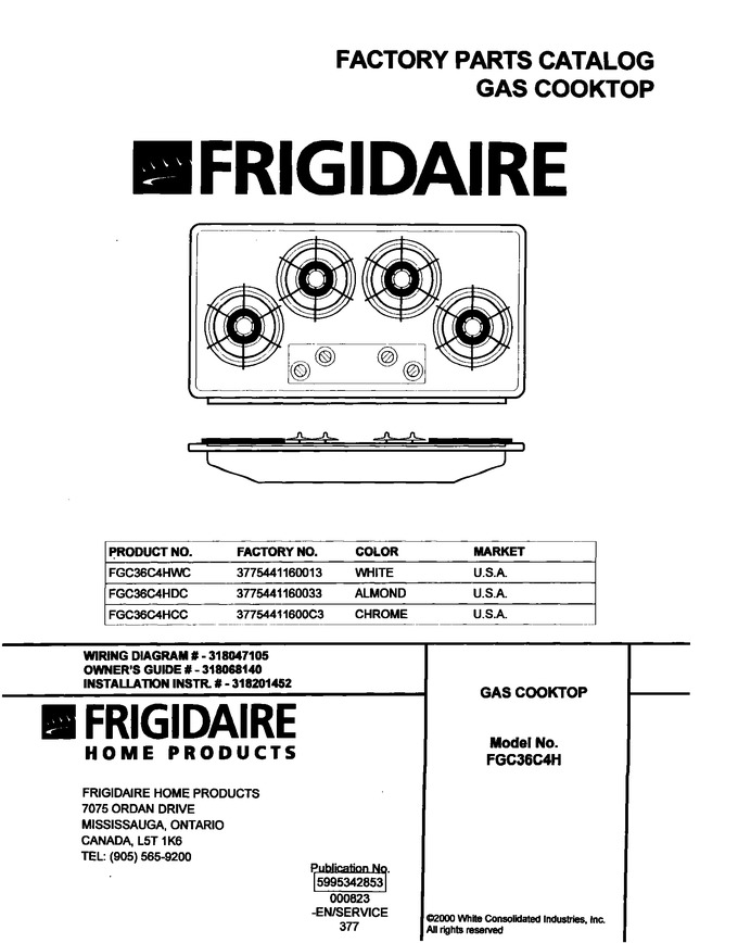 Diagram for FGC36C4HDC