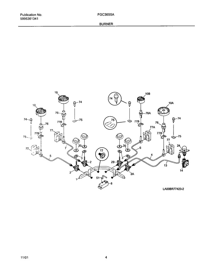 Diagram for FGC36S5AWA