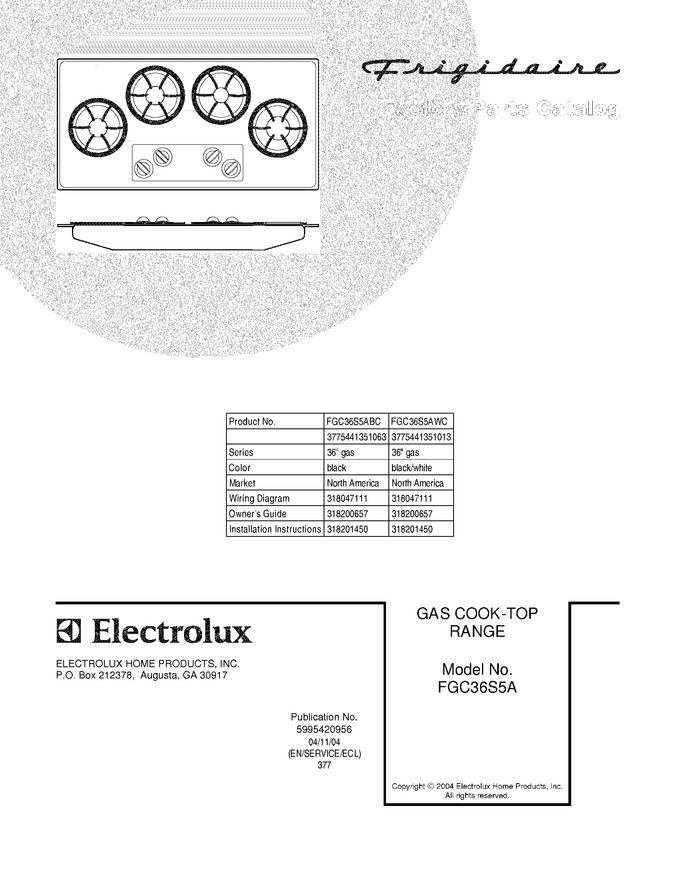 Diagram for FGC36S5ABC