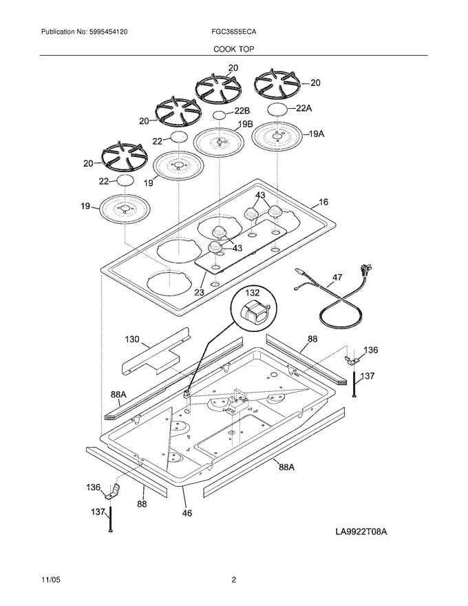 Diagram for FGC36S5ECA