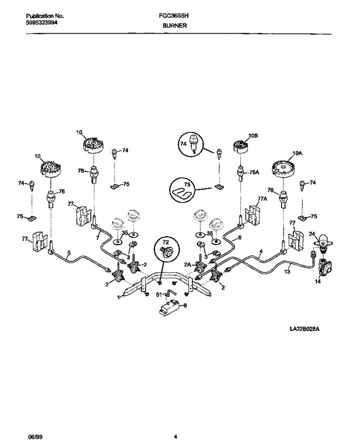 Diagram for FGC36S5HDA
