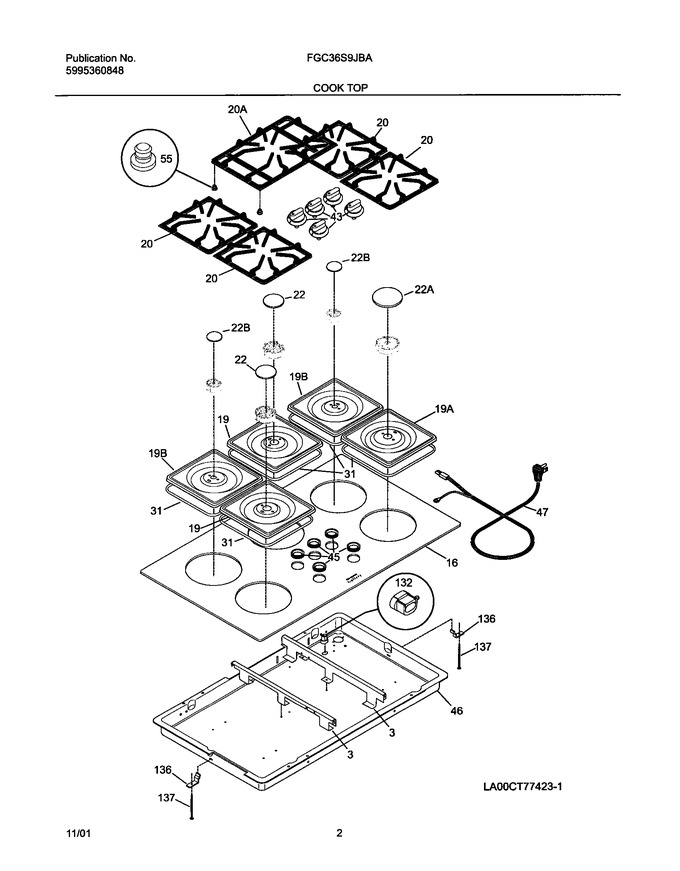 Diagram for FGC36S9JBA