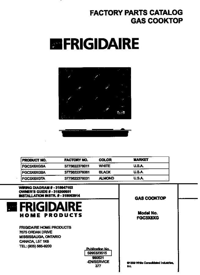 Diagram for FGC3X8XGSA