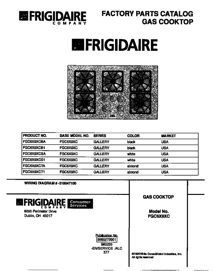 Diagram for FGC6X9XCSA