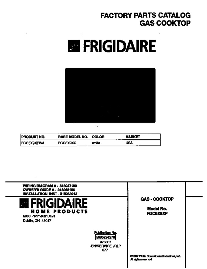 Diagram for FGC6X9XFWA