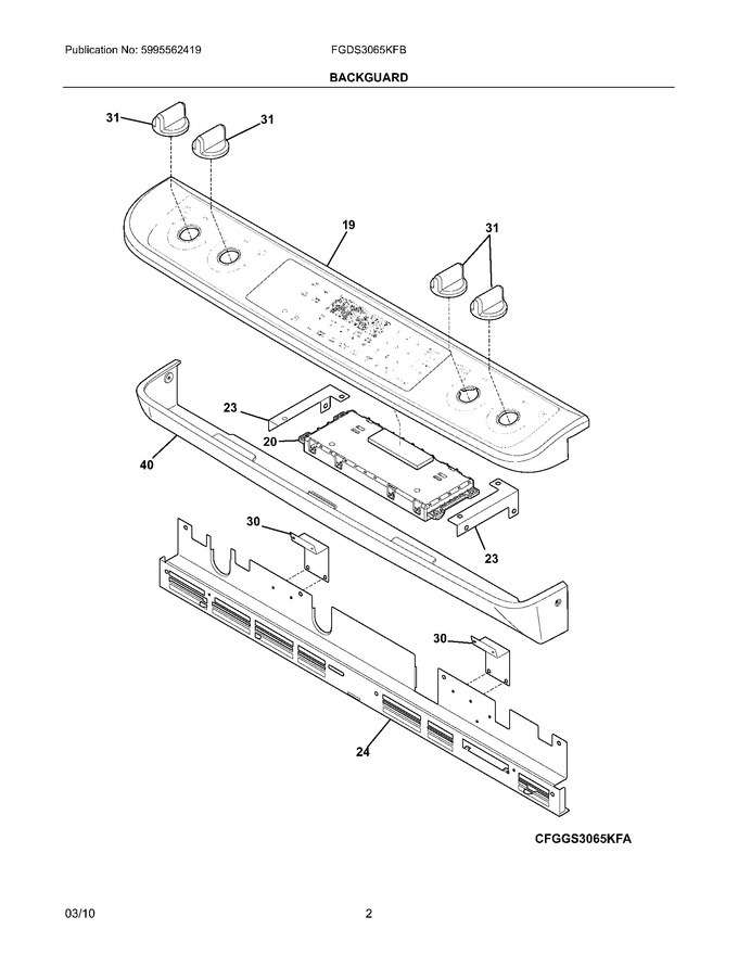 Diagram for FGDS3065KFB