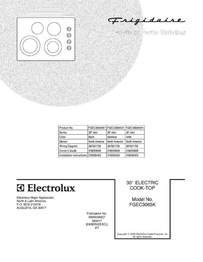 Diagram for FGEC3065KW1