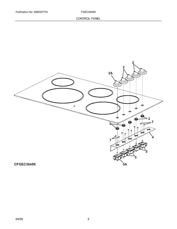 Diagram for FGEC3645KW1