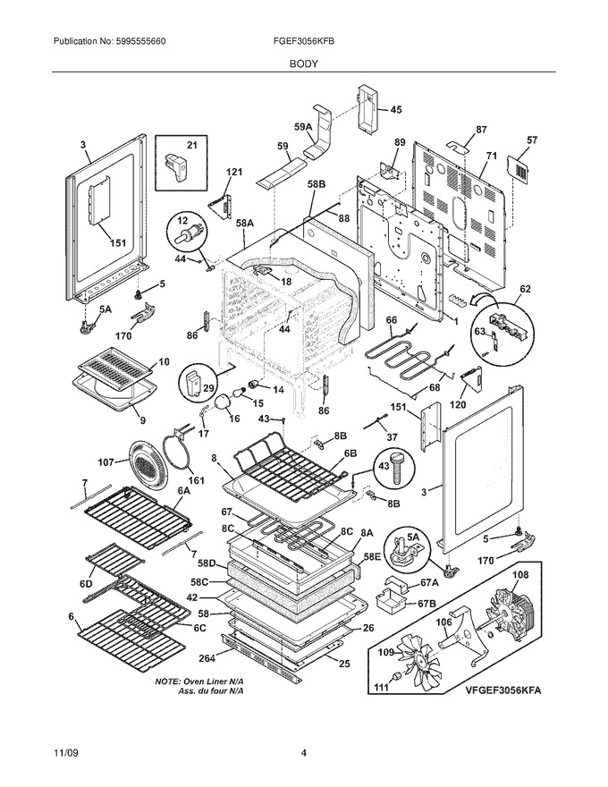 Diagram for FGEF3056KFB