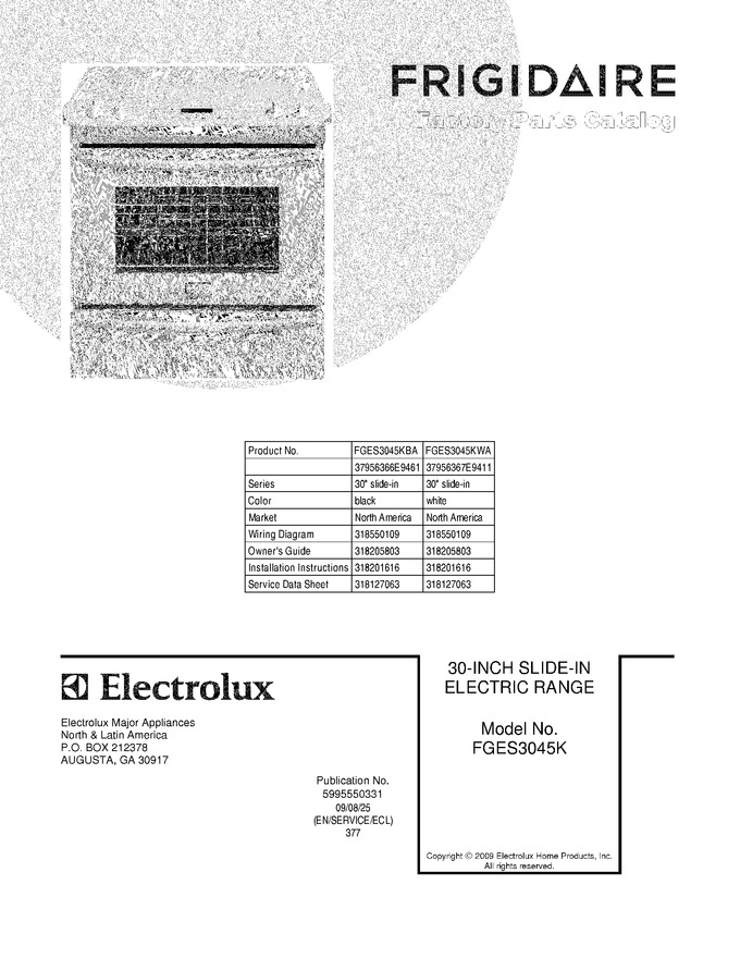 Diagram for FGES3045KWA
