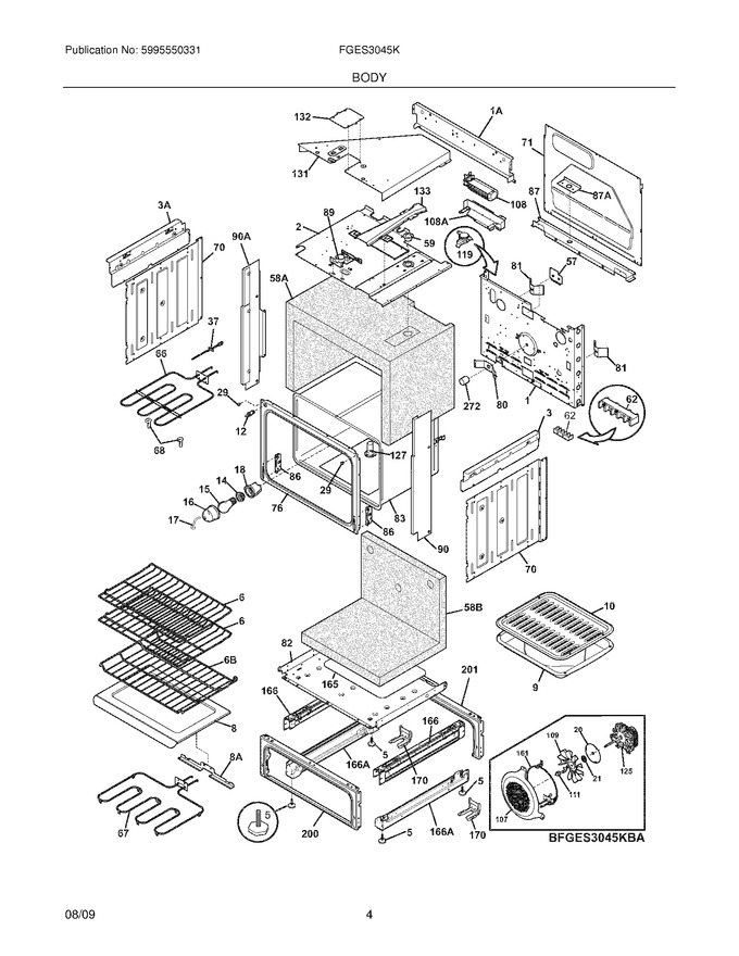 Diagram for FGES3045KWA