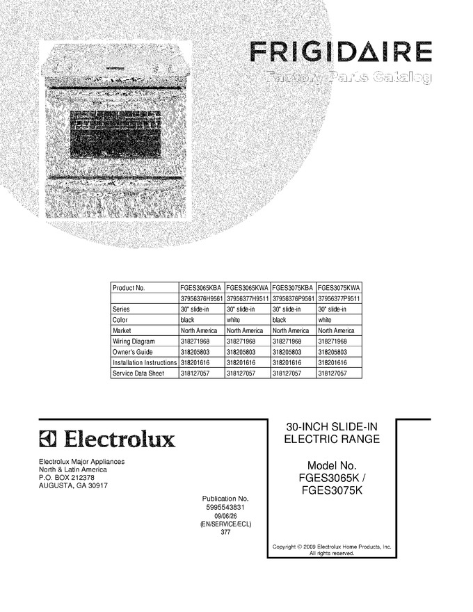 Diagram for FGES3065KWA