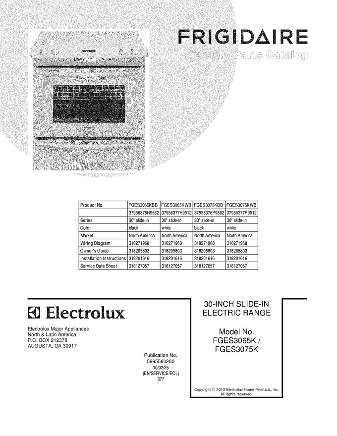 Diagram for FGES3065KBB