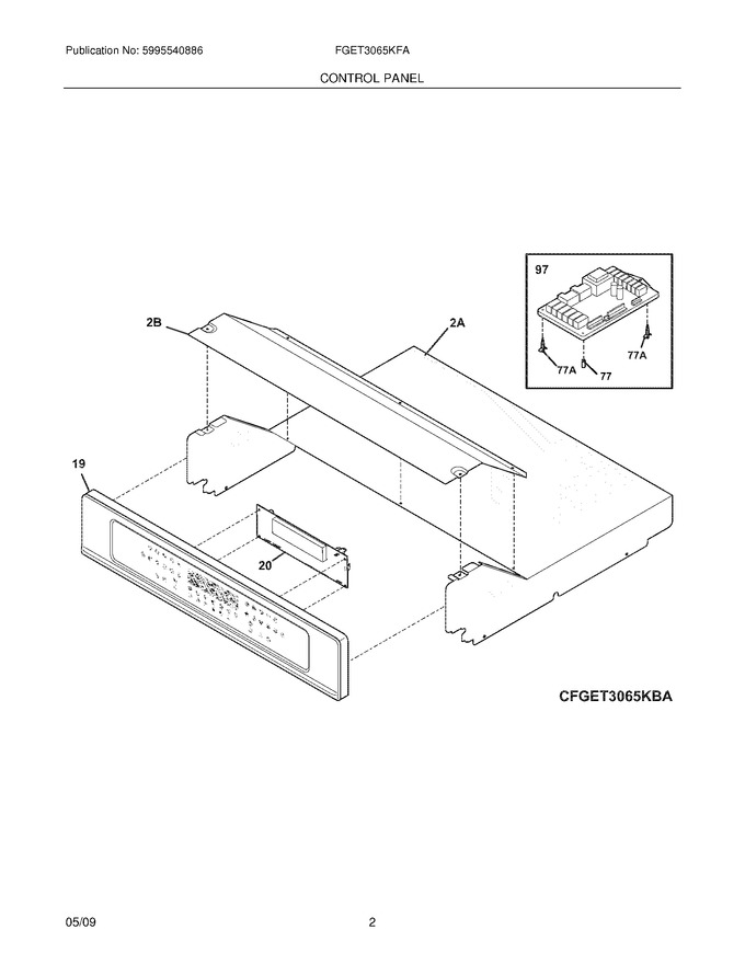 Diagram for FGET3065KFA