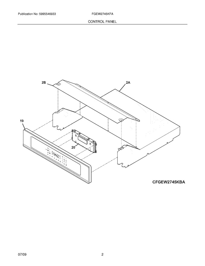 Diagram for FGEW2745KFA
