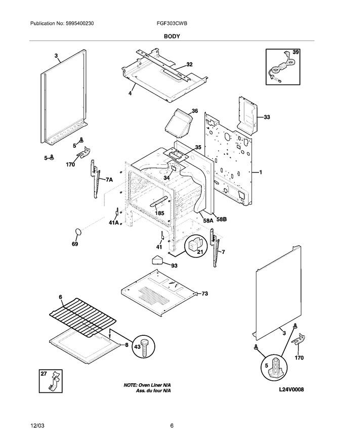 Diagram for FGF303CWB