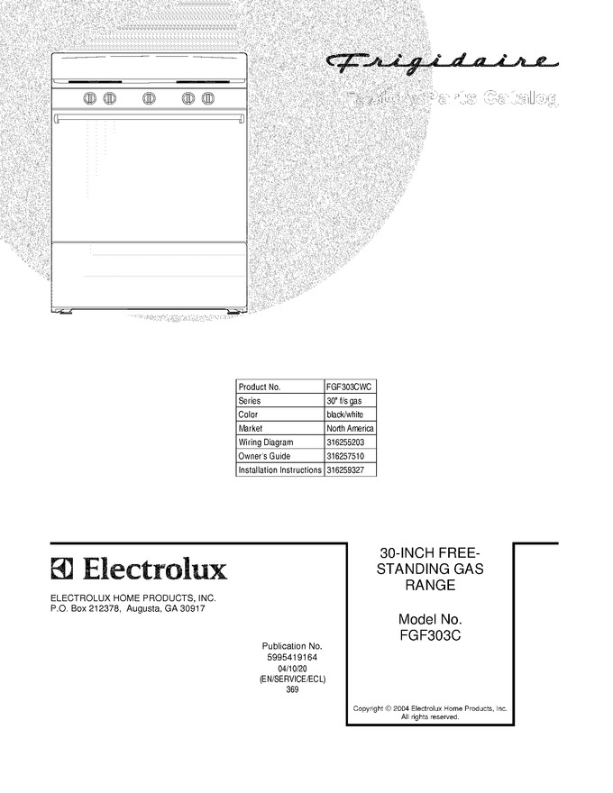 Diagram for FGF303CWC