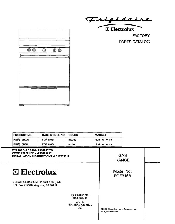 Diagram for FGF316BSA