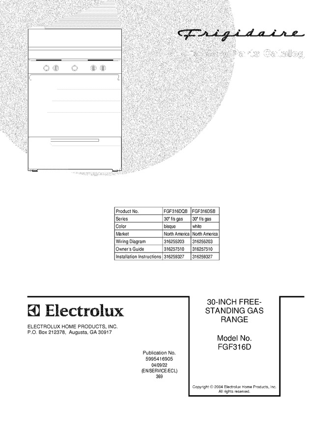 Diagram for FGF316DQB