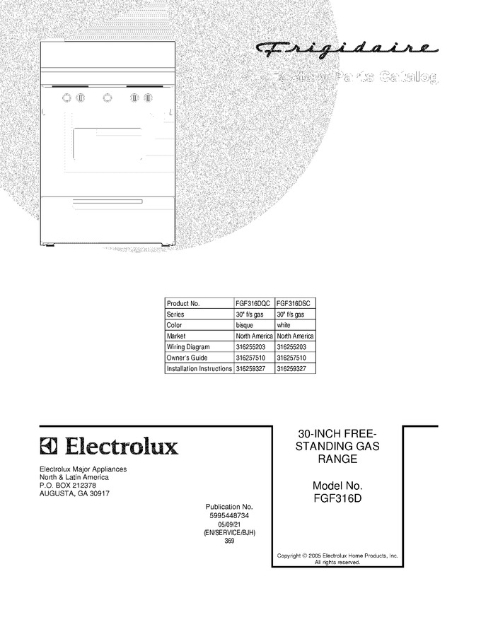 Diagram for FGF316DQC