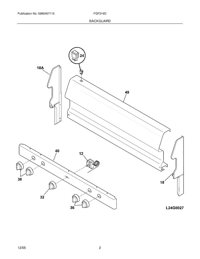 Diagram for FGF316DQD