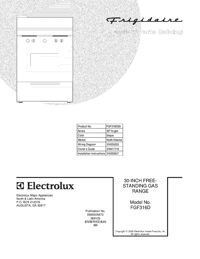 Diagram for FGF316DQX