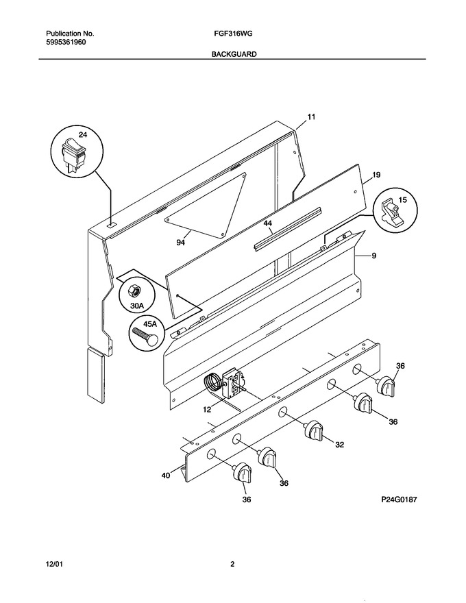 Diagram for FGF316WGSJ