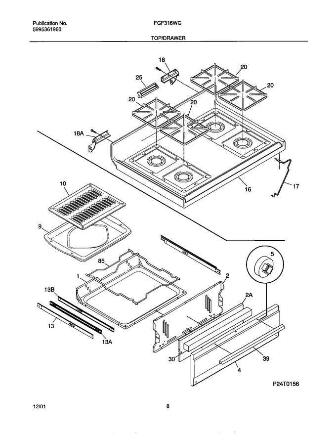 Diagram for FGF316WGSJ