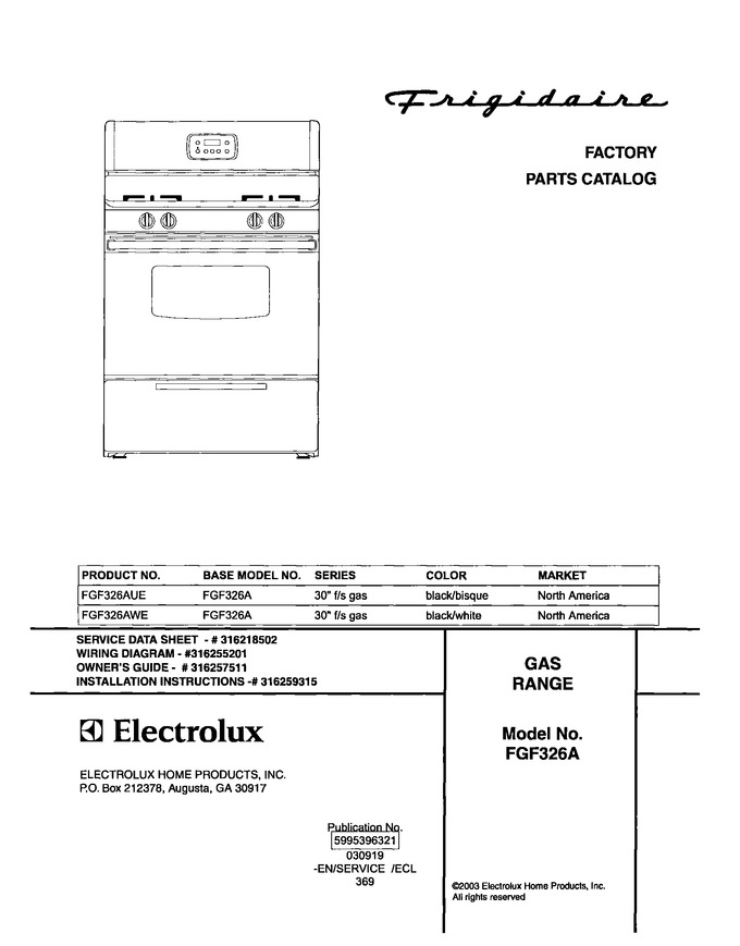 Diagram for FGF326AUE