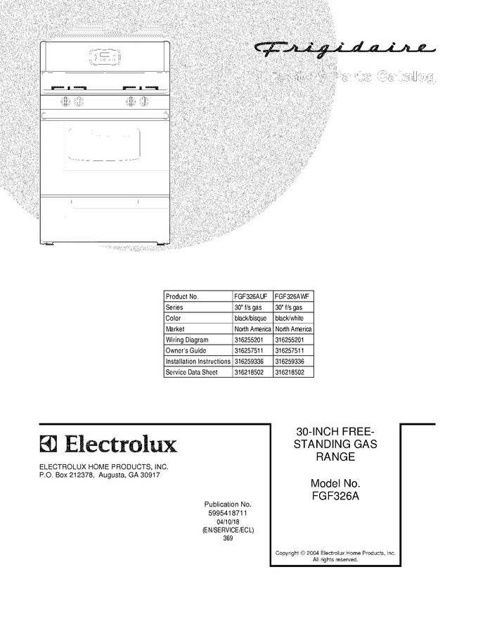 Diagram for FGF326AUF