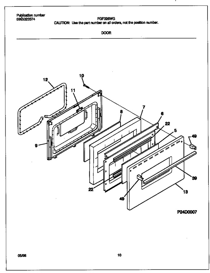 Diagram for FGF326WGSE