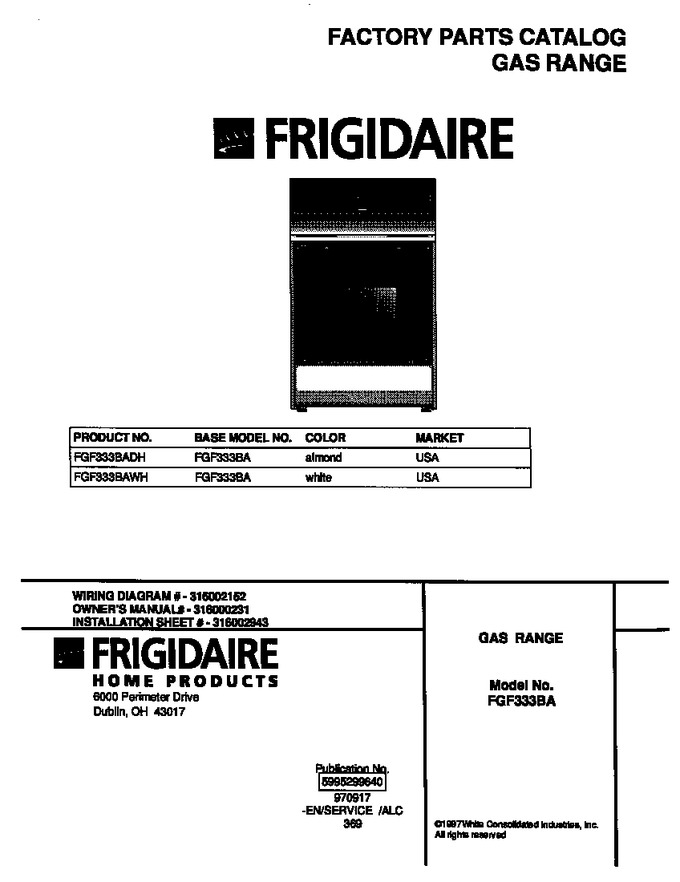 Diagram for FGF333BAWH