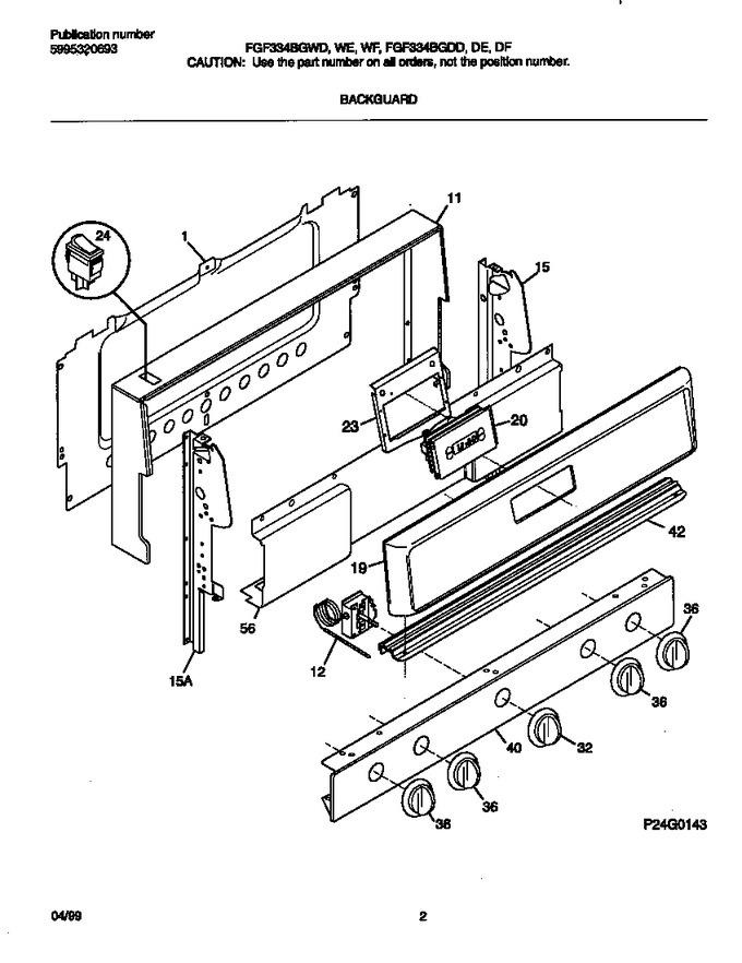 Diagram for FGF334BGWF