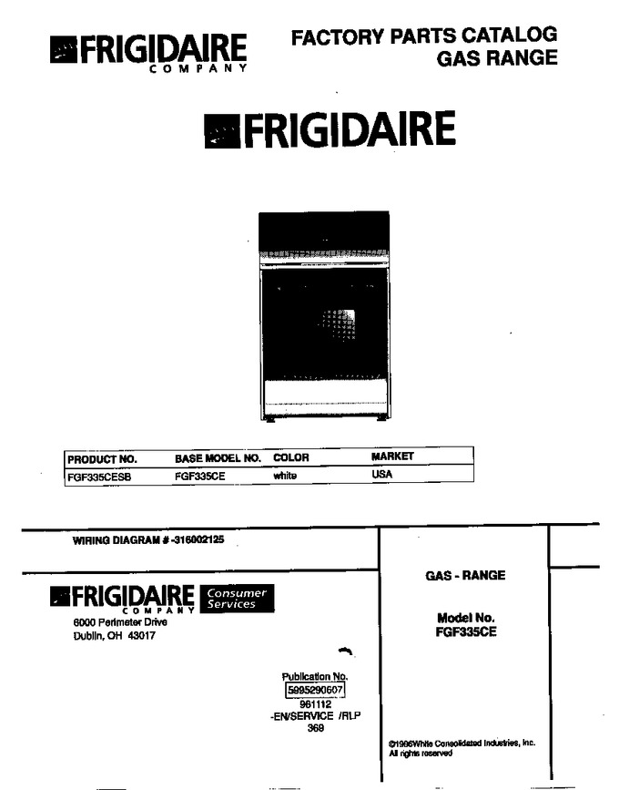 Diagram for FGF335CESB