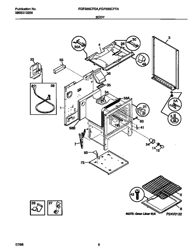 Diagram for FGF335CFSA
