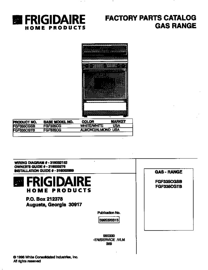 Diagram for FGF335CGSB